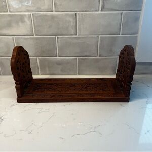 Wooden Carved Book Stand